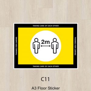 C11 - 2m Floor Graphic (4 pack)